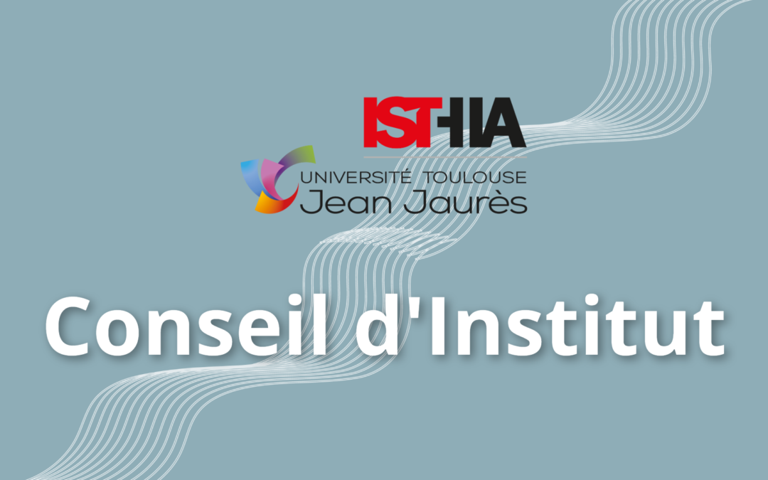 Conseil d’Institut du 27 juin 2023